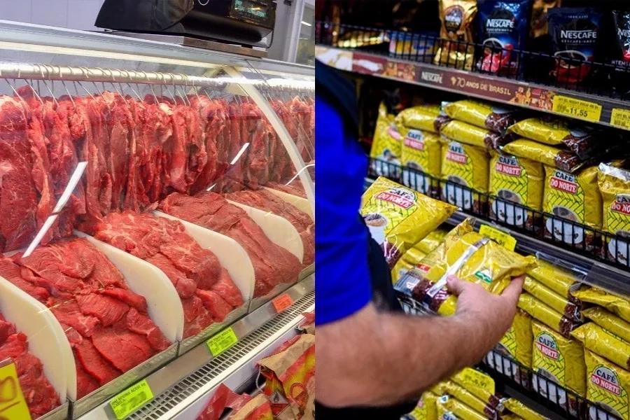 Carnes e café podem subir até 20% em 2025